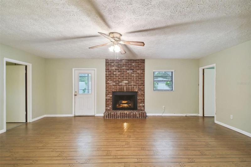 Enormous Family Room. Arrange your furniture & create the perfect setting for memorable moments.