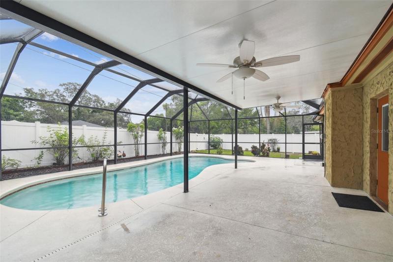 Covered and Screened Lanai
