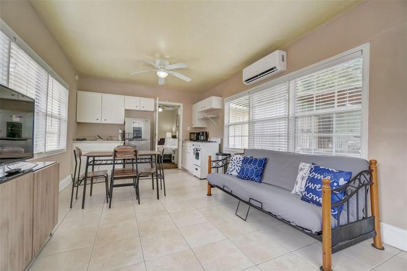 Guest house living area
