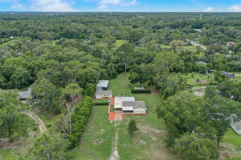 Aerial of lot