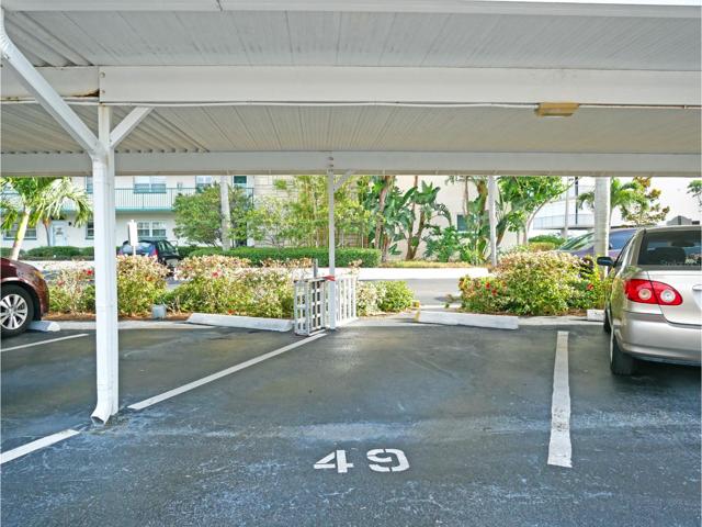 Covered parking near unit