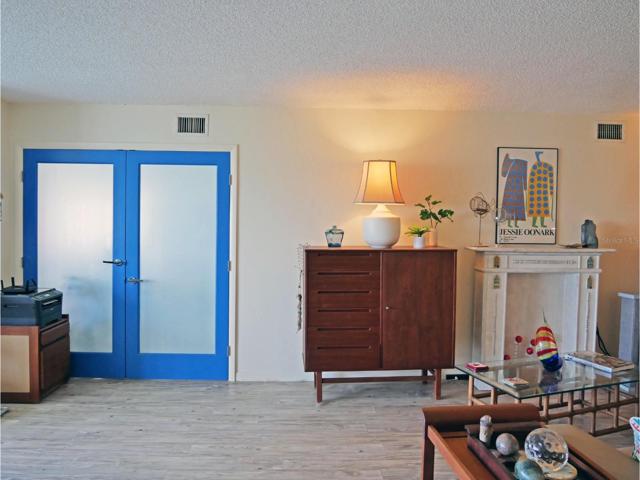 Double doors entrance to bedroom 1