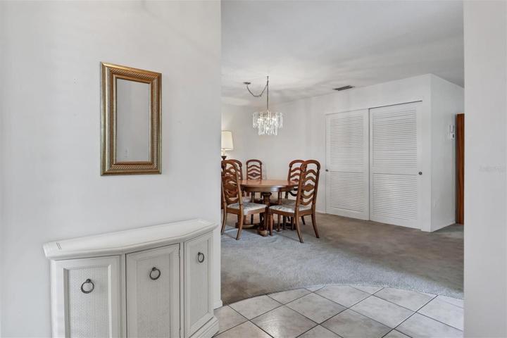 Entrance and dining room