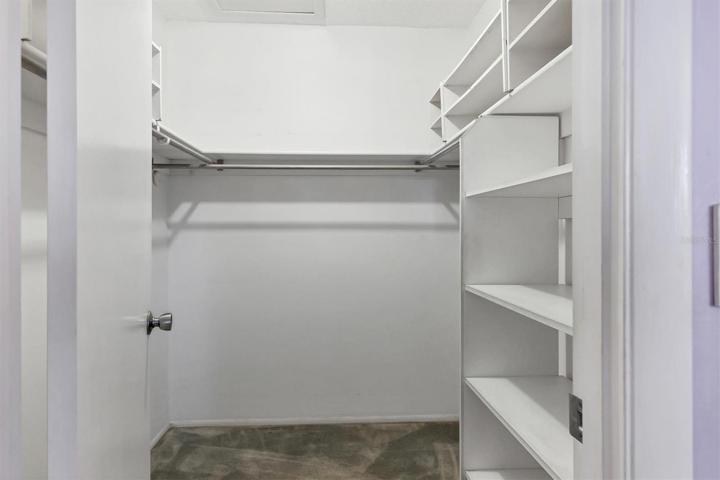 Master closet