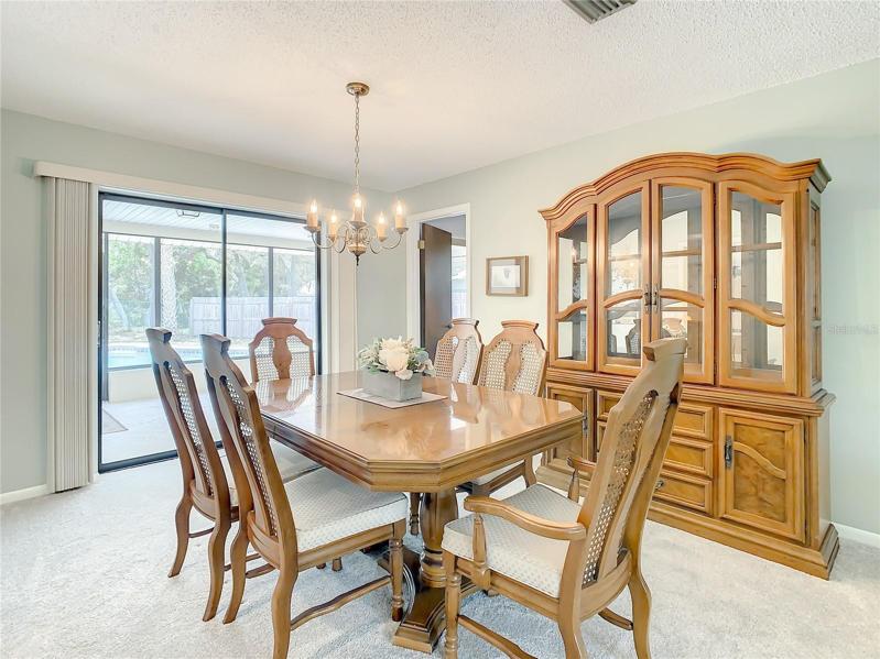 Dining Room - Sliding Doors to Patio