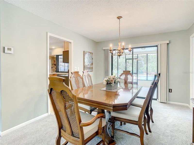 Dining Room - Sliding Doors to Patio