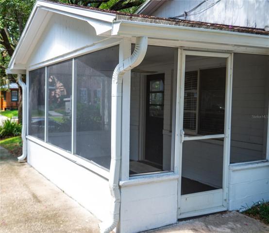 Amazing screen porch off kitchen