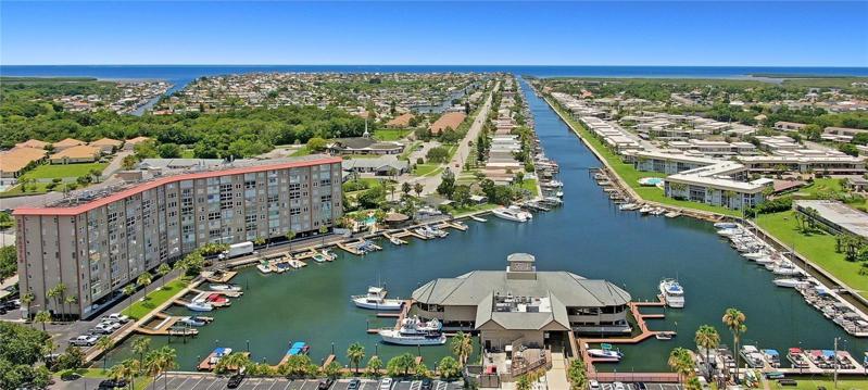 North Gulf Harbors Channel, leading to the Gulf of Mexico.