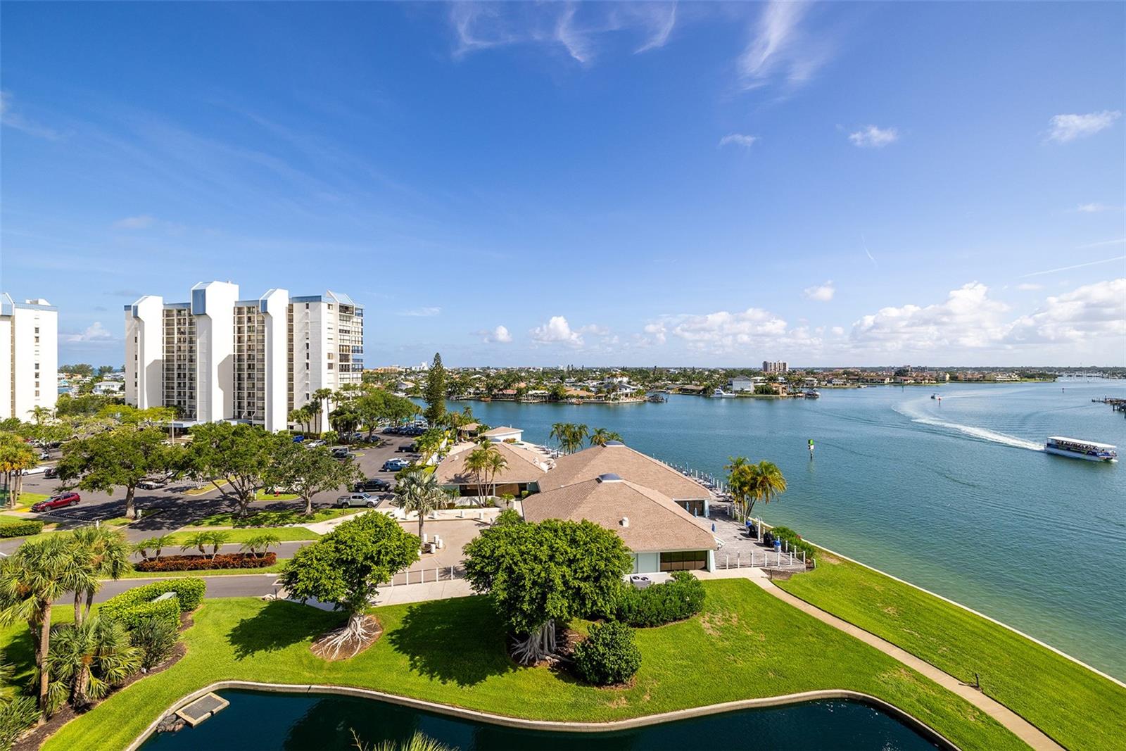 You can also see the clubhouse or enjoy the boat parades that come through