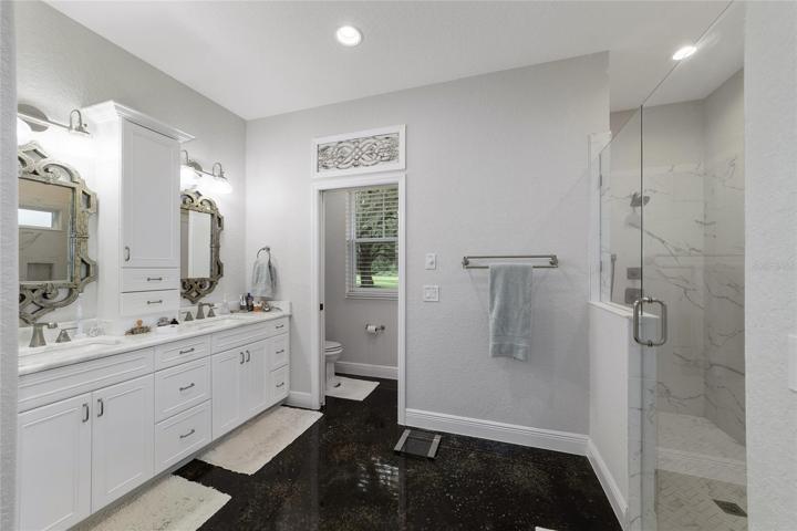 Shower in Master Bath