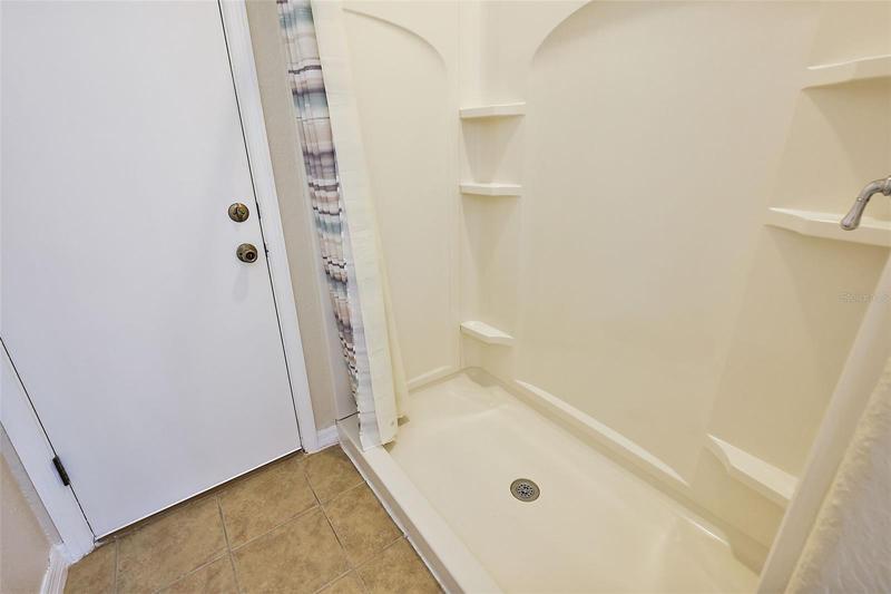 Walk-In Shower in 3rd Bathroom