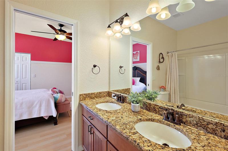 Jack & Jill Bathroom between Bedrooms 2 & 3