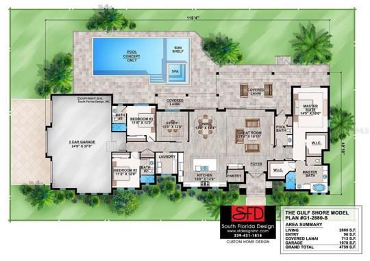 Proposed Floorplan for combined lots