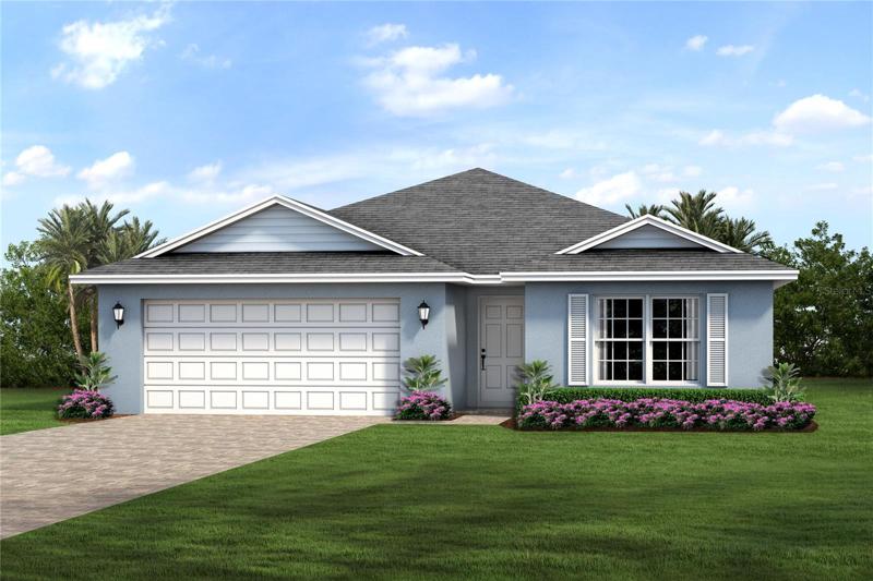 GASPARILLA ELEVATION RENDERING *DISCLAIMER: Renderings, Photos, Virtual Tours are of like model and are used for display purpose only, actual property may vary.