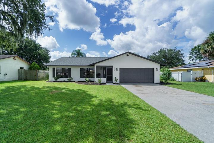 Nice long concrete Driveway