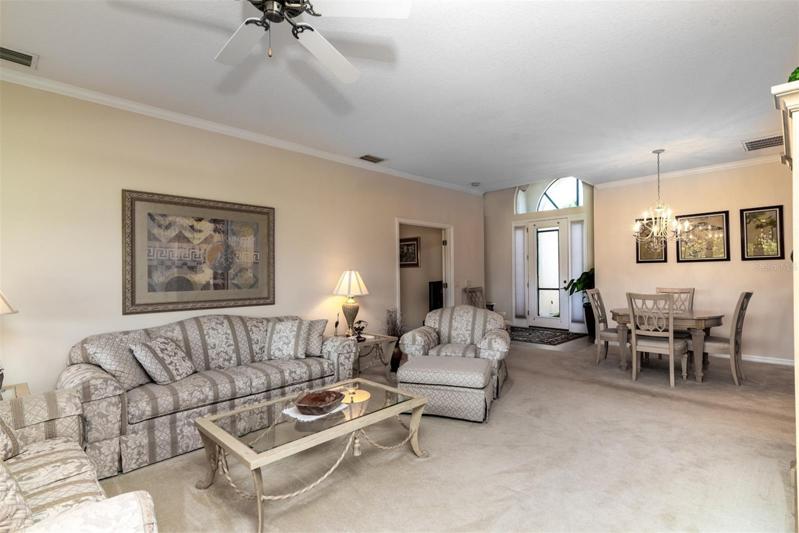 The den, guest suite and master suite fill the south wing.