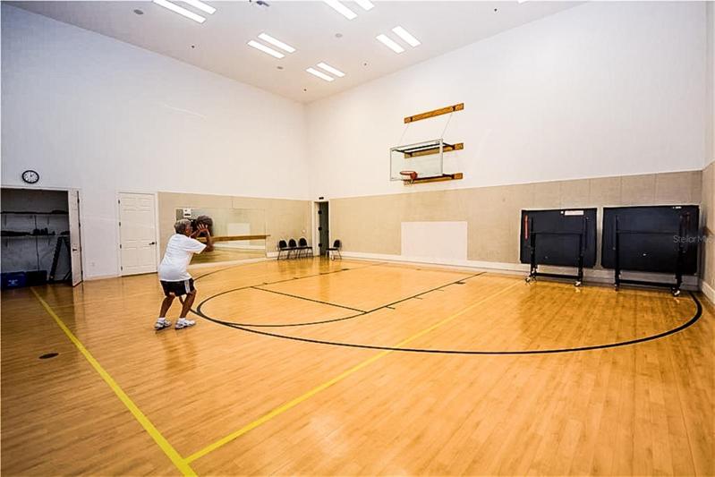 The Health and Fitness Center multipurpose room is used for small group classes and many different sports.