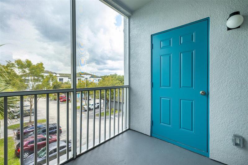 Under Roof Screened Porch with Storage Closet for you!