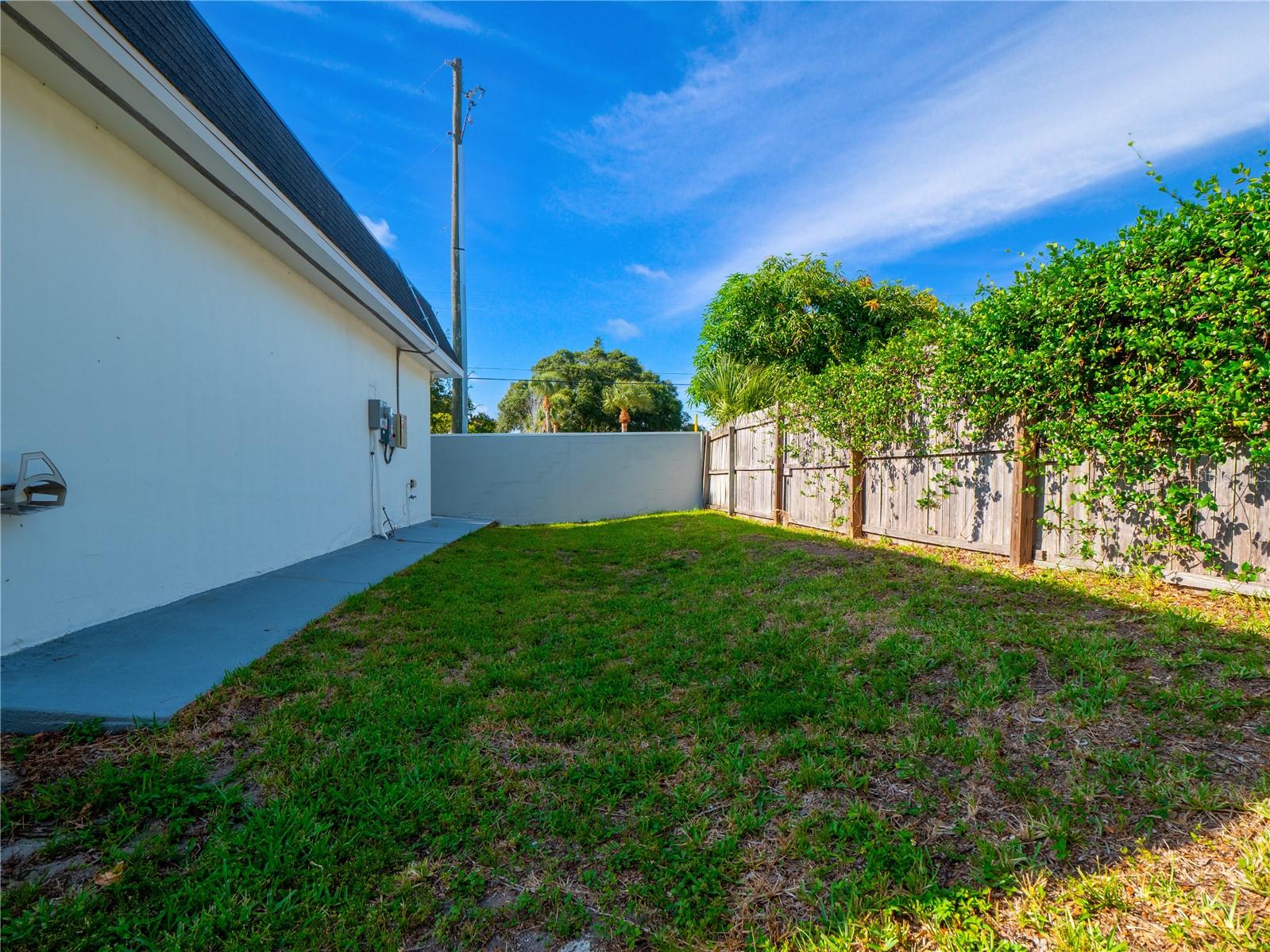 Covered patio