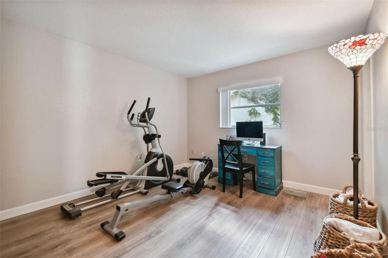 Office? Gym? Things are flexible when you have all this space in the second guest bedroom