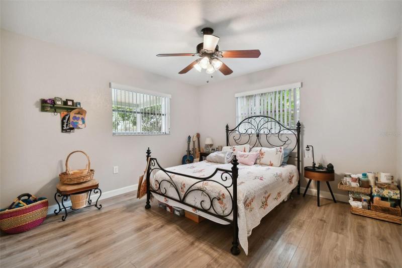 Third time's a charm with another large and bright bedroom located at the back of the house