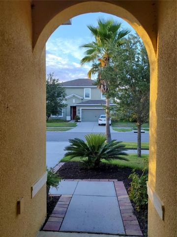view looking out from front door