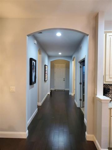 View from great room toward front door