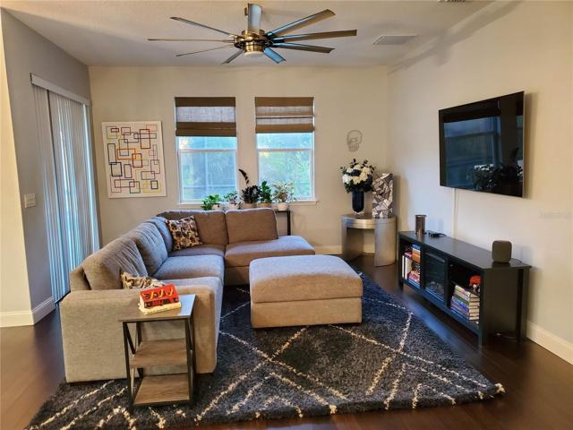 Family Room that leads out to the pool deck