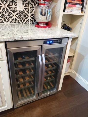 Stainless Steel double wine fridge
