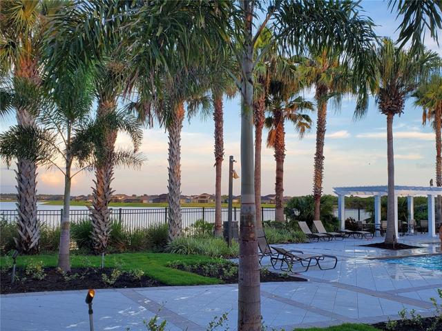 View of lake from community pool