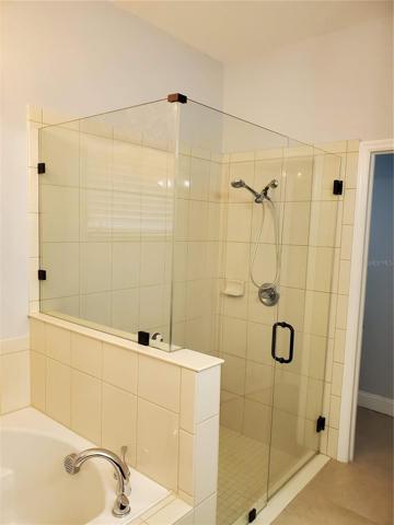 frameless glass shower