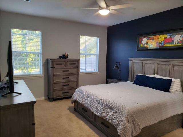 Primary Bedroom overlooking the pool