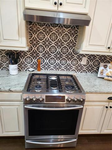 gas stainless steel range