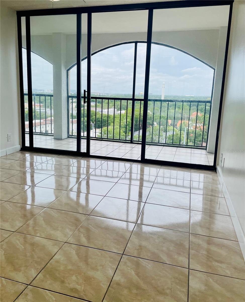 Living room and balcony view