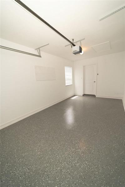 Garage with new Smart Home Chamberlain opener