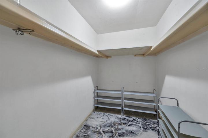 Huge walk-in closet
