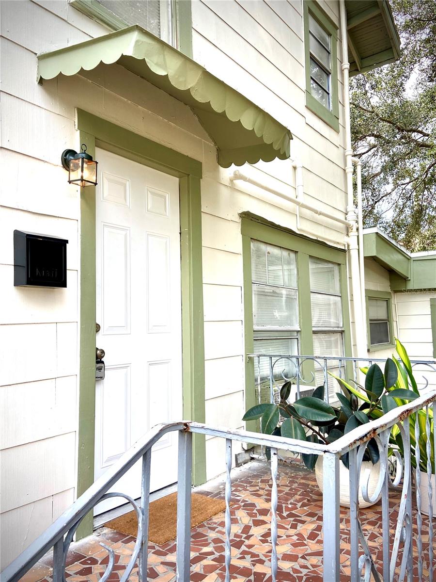 Unit 2 front door