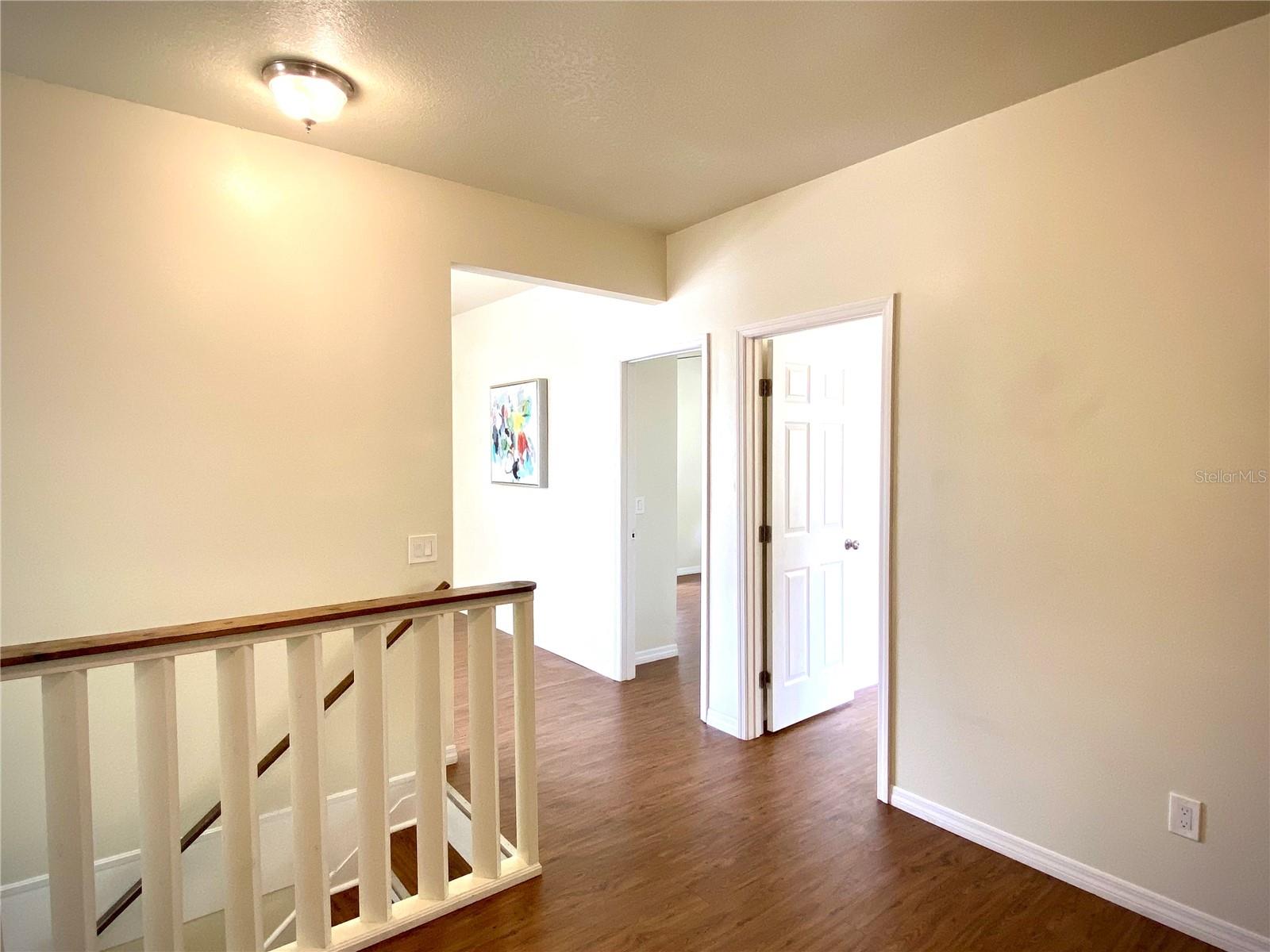 Unit 2 at top of stairs