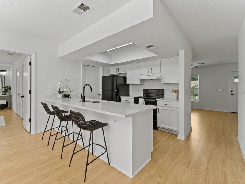 Kitchen and Breakfast Counter