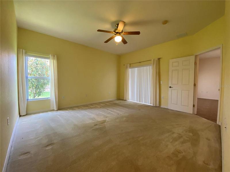 Master Bedroom with Sliders to Lanai
