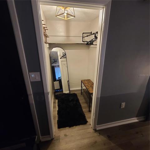 Master walk-in closet
