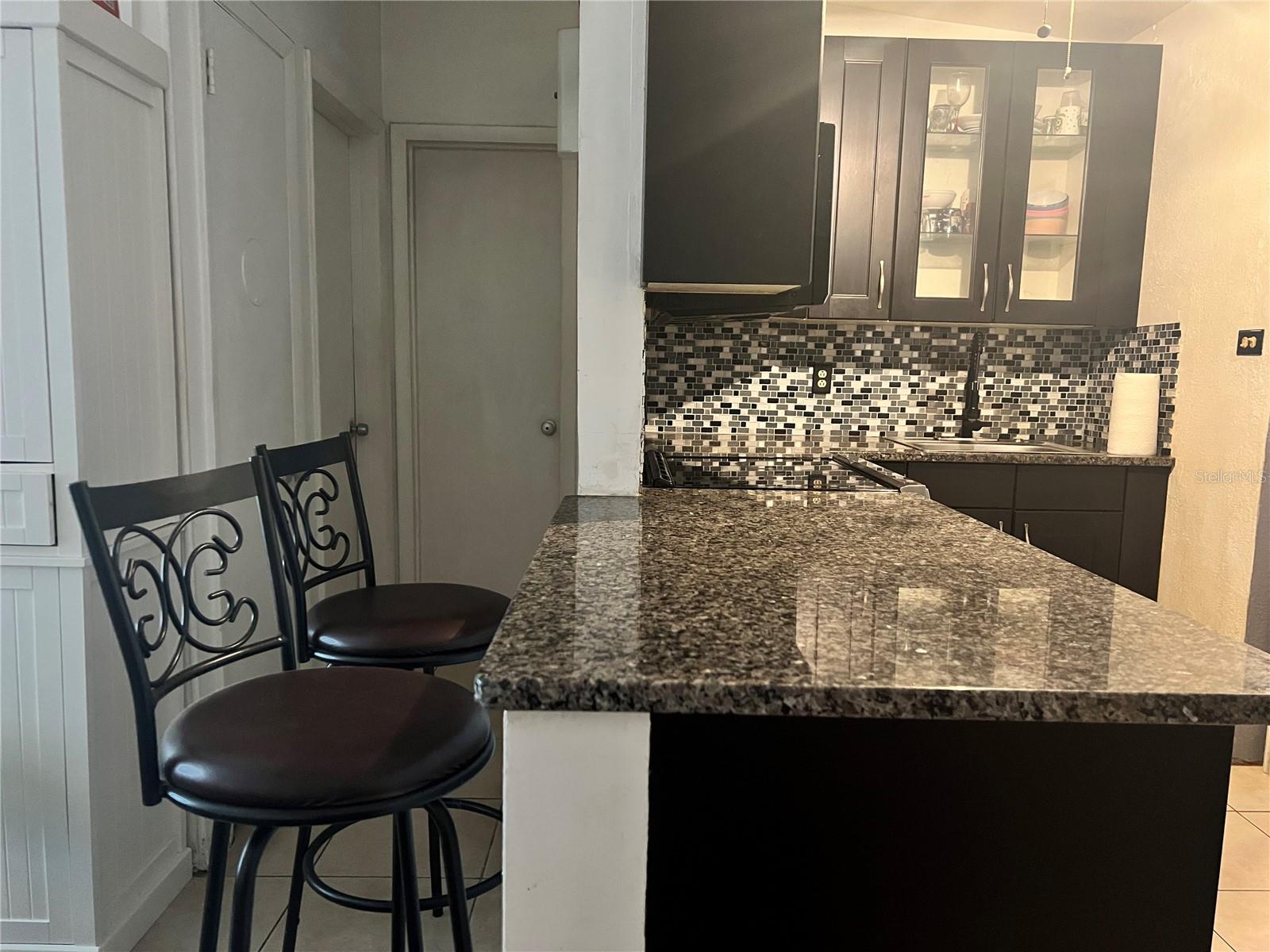 Eat in space in updated Kitchen