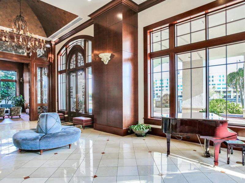 Lobby with concierge