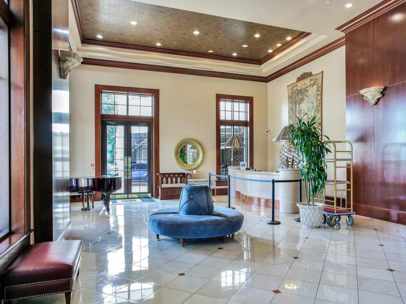 Lobby with concierge
