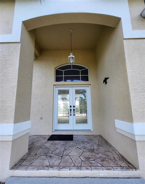 Elegant, elevated, entrance