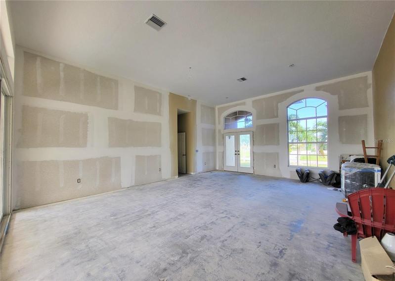 All damaged flooring in the home has been removed, creating a clean slate for your own choice