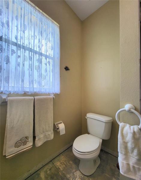 This toilet is connected, but water is turned off