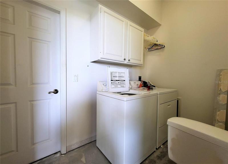 Washer & Dryer are included. The toilet, seen in right corner, is from the master bath.
