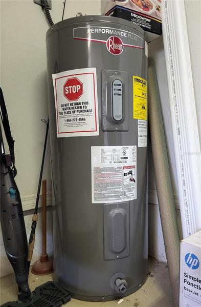Water Heater installed in 2021