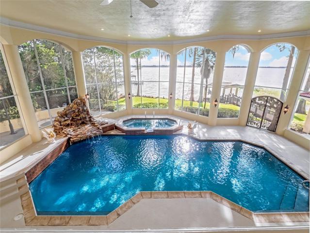 Pool view from balcony